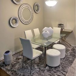 dining table - white chairs 💕🤍💕