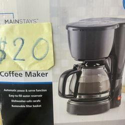 New Coffee Maker 5 Cups  Automatic Pause 
