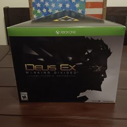 Deus Ex Mankind Divided Collector's Edition Xbox One  **OPEN BOX** 