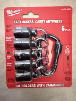 Milwaukee Bit Holders With Carabiner