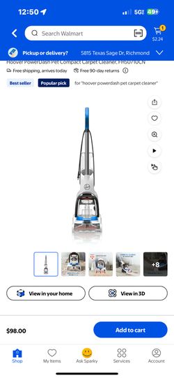 Hoover PowerDash Pet Compact Carpet Cleaner, FH50710CN