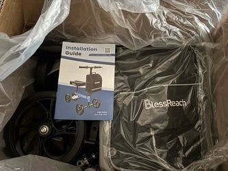New BlessReach Knee Scooter for Adults, 8'' Rubber Wheels
