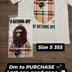 Bathing Ape x Burberry SHIRT ❗