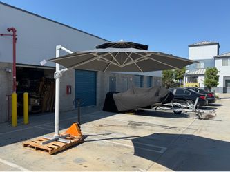 12ft Double Top Cantilever Patio Umbrella