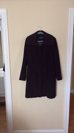 Cole Haan Women’ Black Wool Coat Size 8