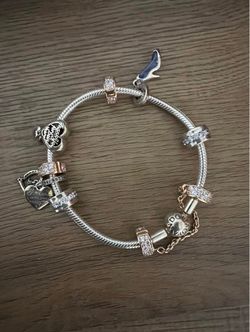 Pandora Sterling Silver Charm Bracelet