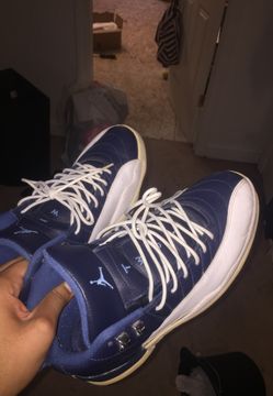 AIR JORDAN 12 "OBSEDIAN" SIZE 8