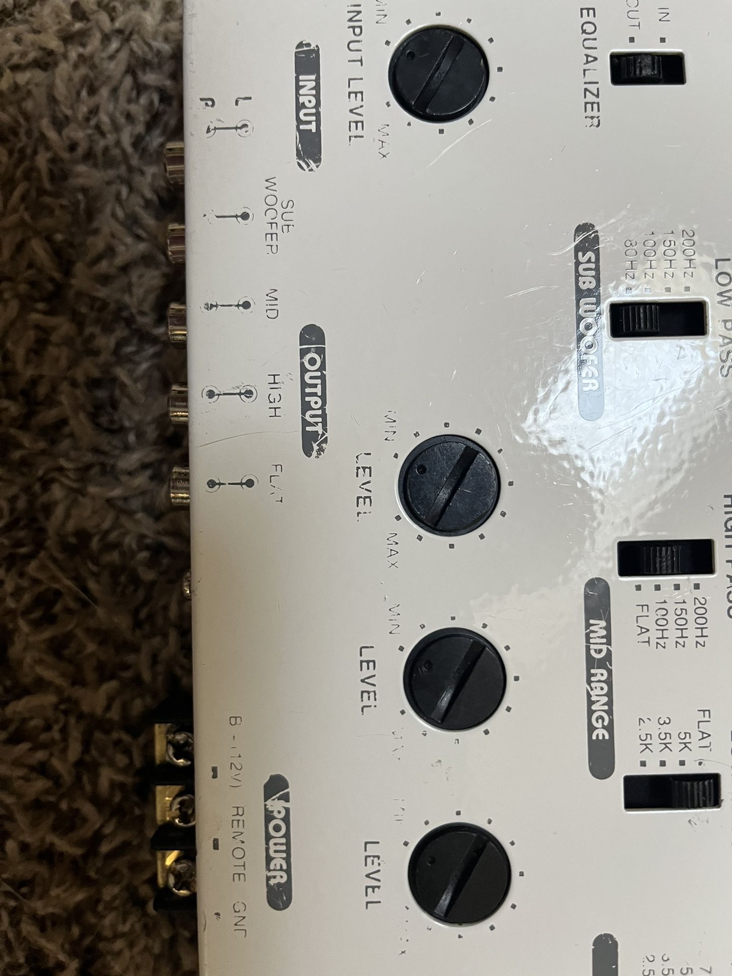 Hot Shots Electronic Crossover With 12 Band EQ for Sale in