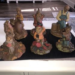 Tom Clark Gnome Lot Of 6 1980’s And 1990’s 