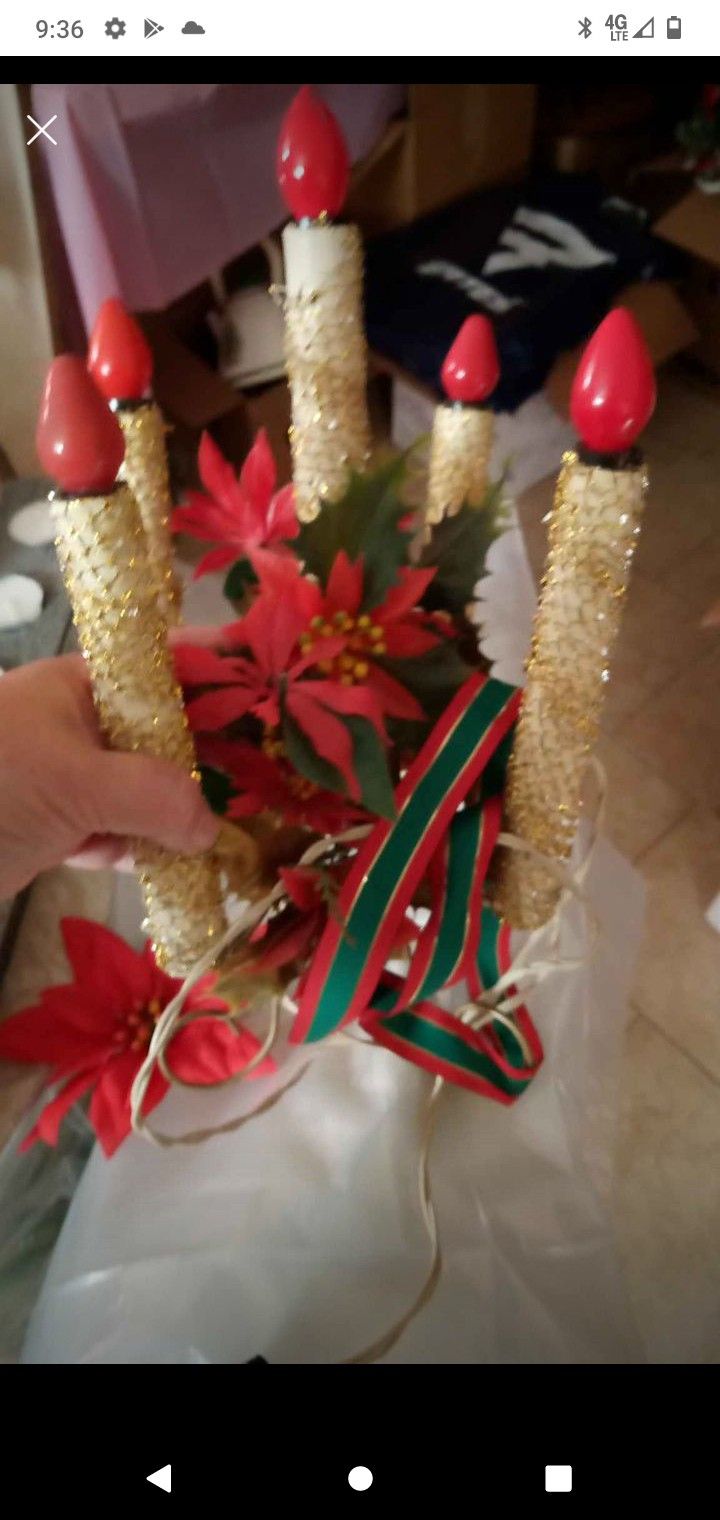 Vintage Christmas Electric Candles