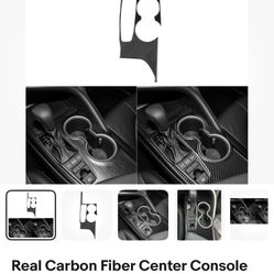 Toyota Camry Xse 2022 Carbon Fiber Console Cover 