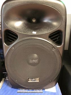 15” Dj speaker Bluetooth with mic and stand