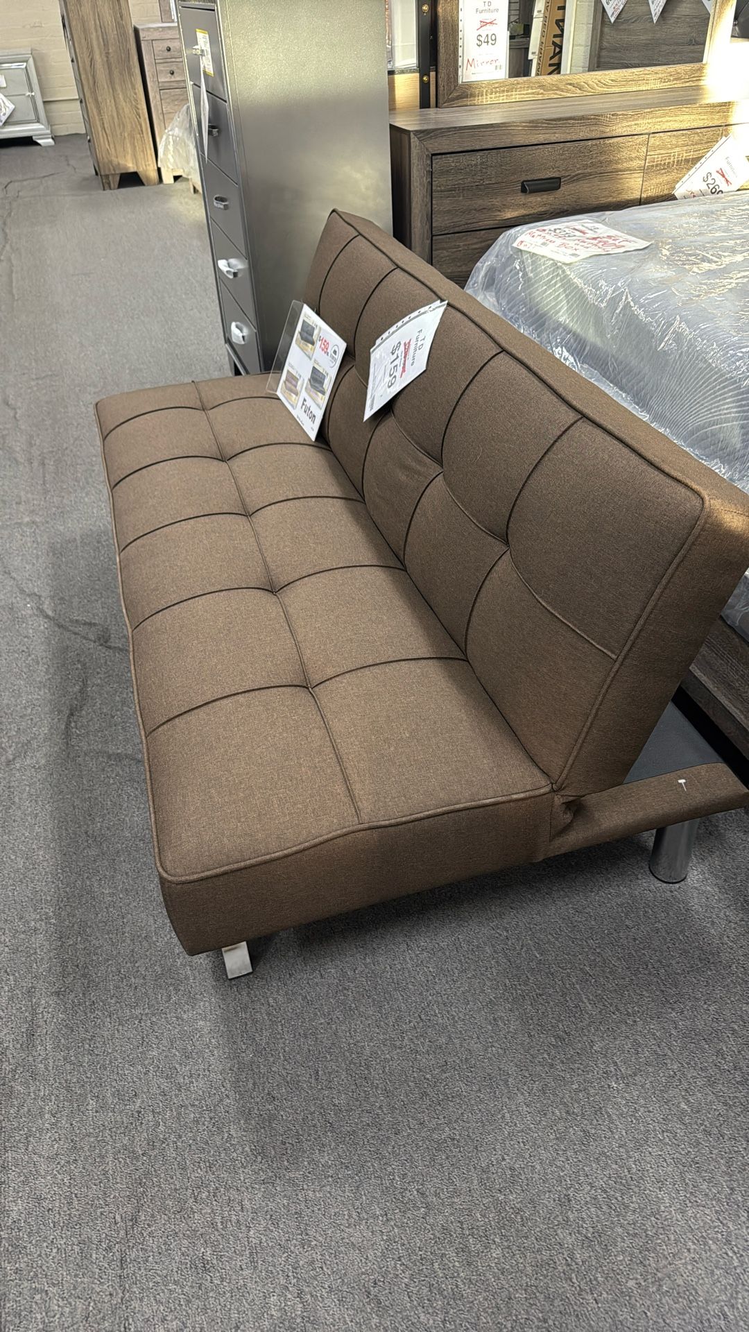 Brown Futon