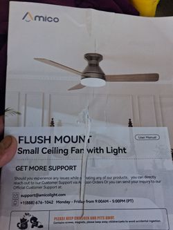 Ceiling fan with light new