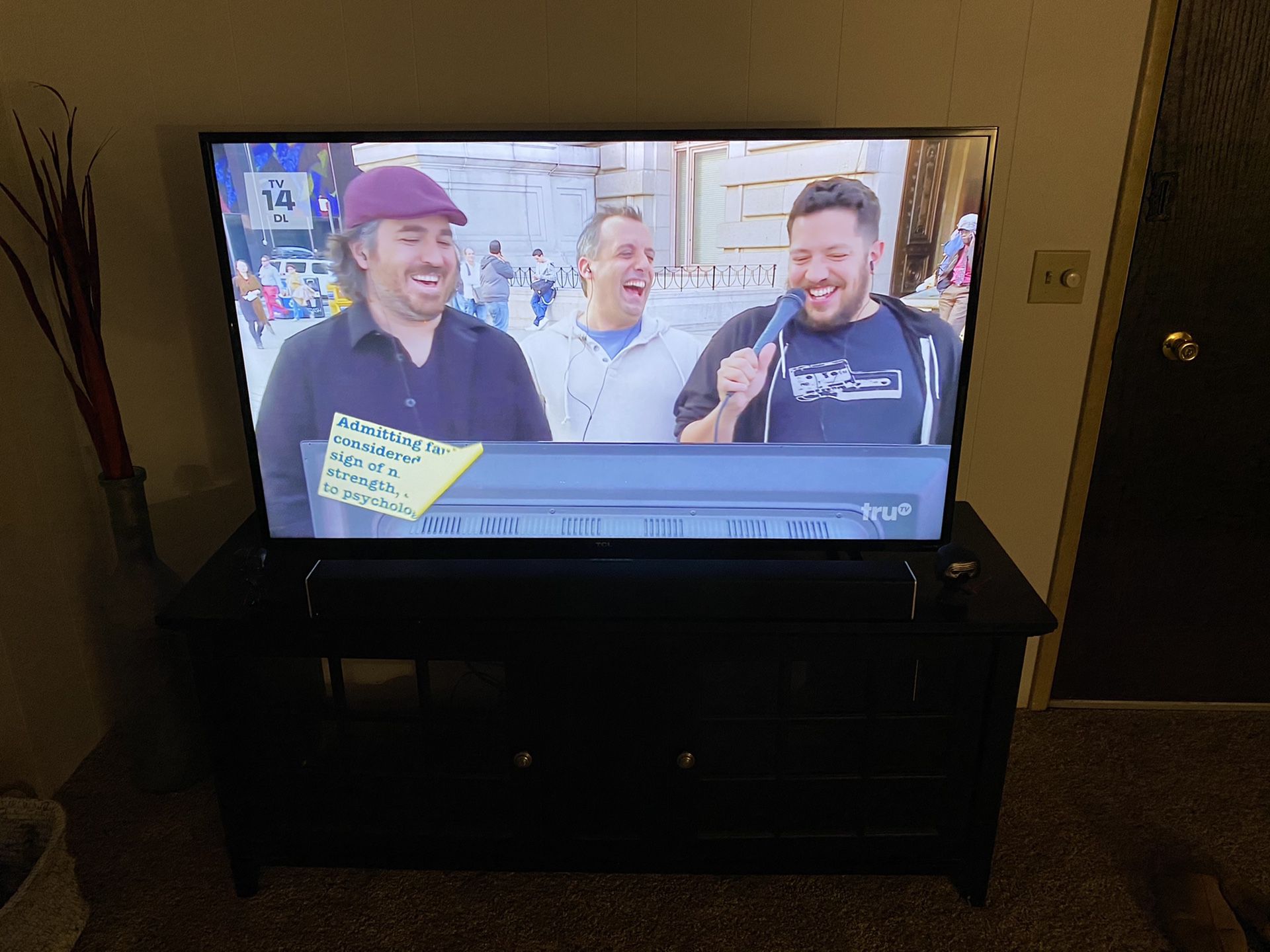 55” 4K HDR TCL TV