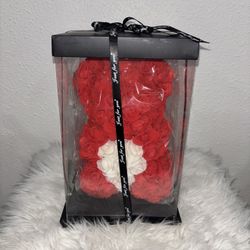Foam Roses Teddy Bear Valentine’s Red