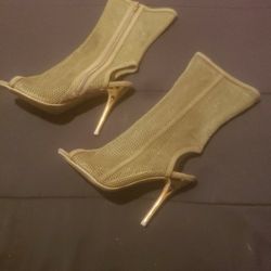 Army Green Mesh Boots