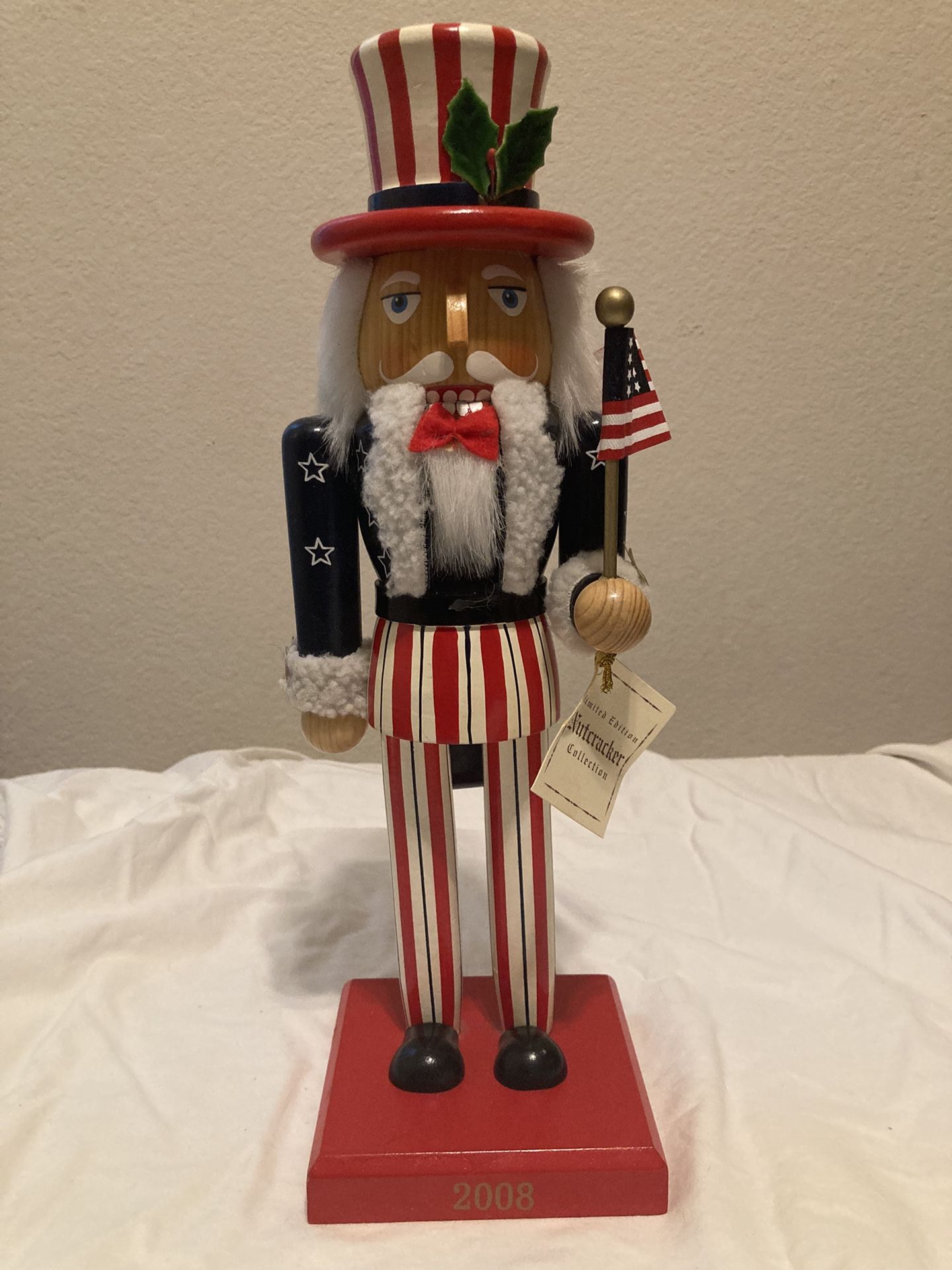 Uncle Sam USA Nutcracker Limited Edition 14” 2008 Numbered