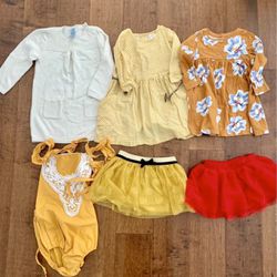 Baby Girl Cute Dress Skirt Romper Lot Size 18 Months 