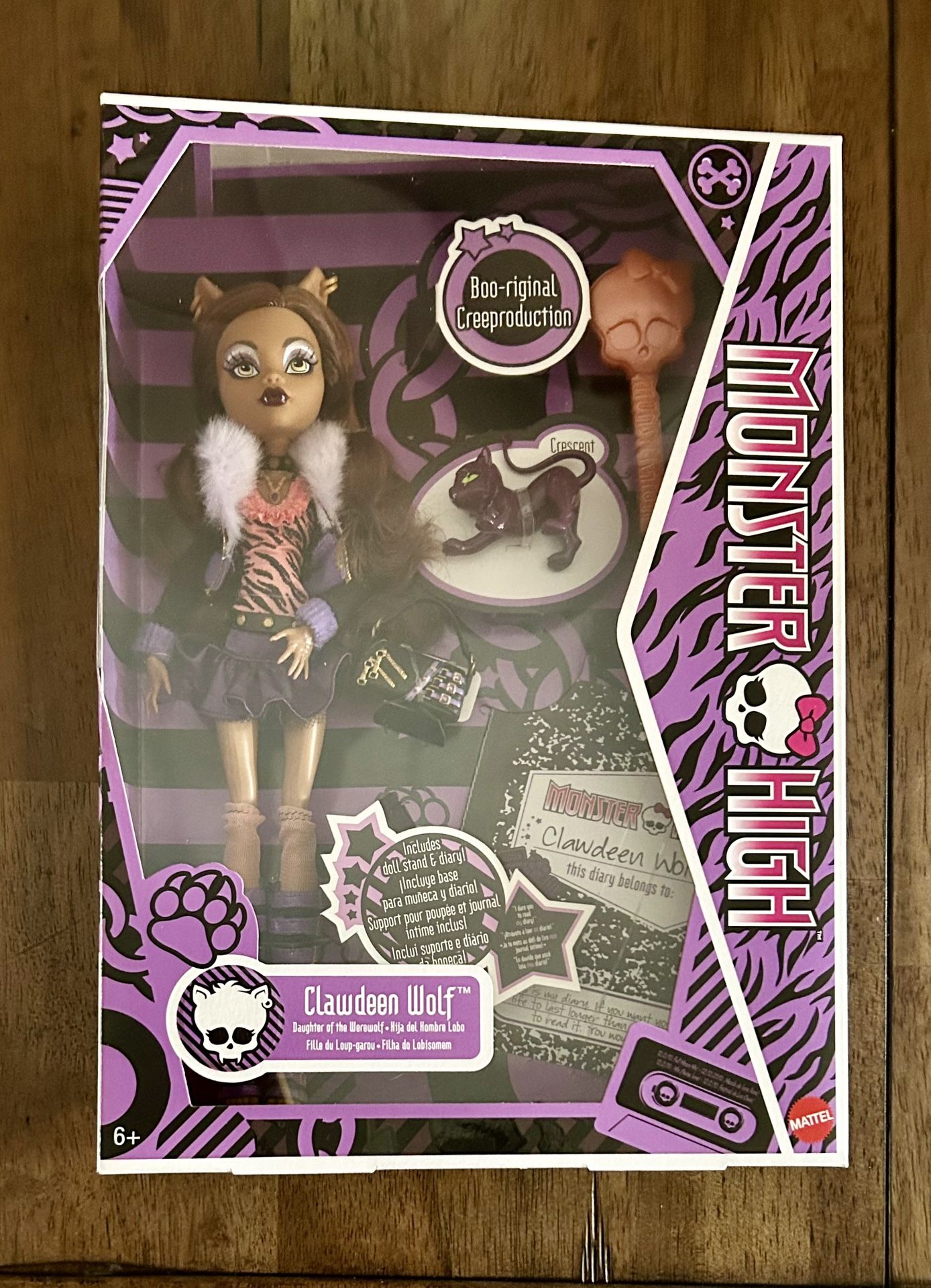Monster High Clawdeen Wolf Boo-riginal Creeproduction Doll NEW!