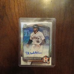 Baseball Auto Card