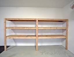 Custom garage shelving build