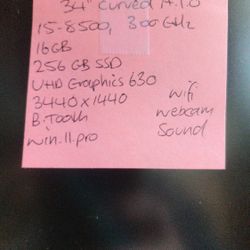 34-in Curved All-in-one PC Mint Condition