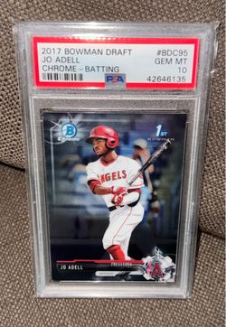 2017 Bowman Draft Chrome Joe Adell PSA 10