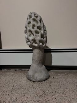Concrete Morel Mushroom Garden Statue