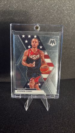 Stephen Curry mosaic USA card