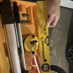 Johnson Laser Level With Case (new In Box)