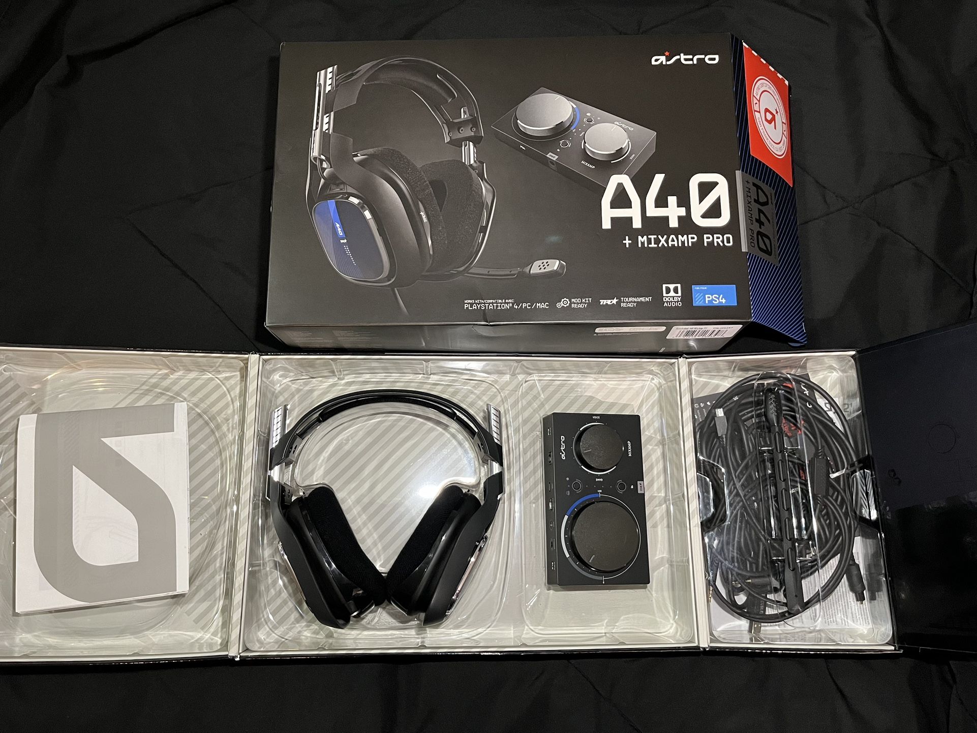 ASTRO A40 TR HEADSET + MIXAMP PRO TR PS4 / PC