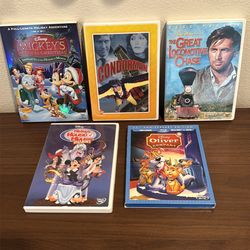 Disney DVD and Blu Ray Movies Set #3