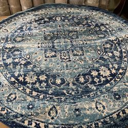Round Area Rug Brand New Extra Large 