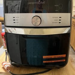 Pampered Chef Air Fryer And  Dehydrator  Rotisserie Oven And Much More