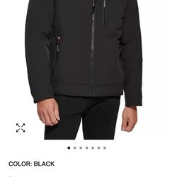 Tommy Hilfiger Men’s Hooded Softshell Jacket (Black) – Like New!