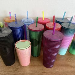 Starbucks tumblers, Used maybe once for water