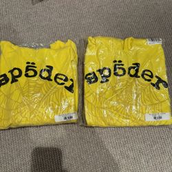 Yellow Spider Hoodies