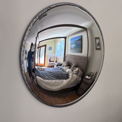 Restoration Hardware Mirror 36” diameter 