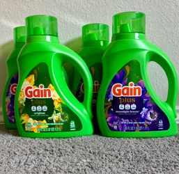 Gain Plus Liquid Detergent $7 each