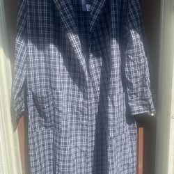 Mens Pajama Cotton Robe M/L