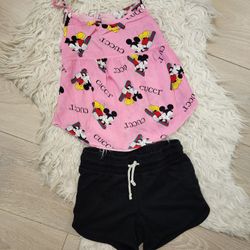 Nice Mickey Mouse Shirt And Shorts,  6-6X, $10