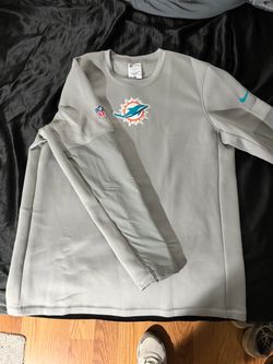 Nike Miami Dolphins Therma-FIT Crewneck Large NEW NWT
