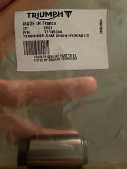 Brand new | T1145040 Triumph hydraulic cam chain tensioner