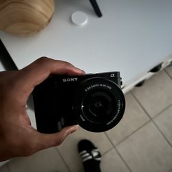 Sony Alpha 6400 with 16-50mm lens