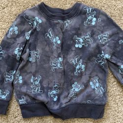 4T Disney Fleece Toddler Crewneck Sweatshirt 