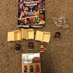 Teenymates lockers, Players & Big shot Ballers