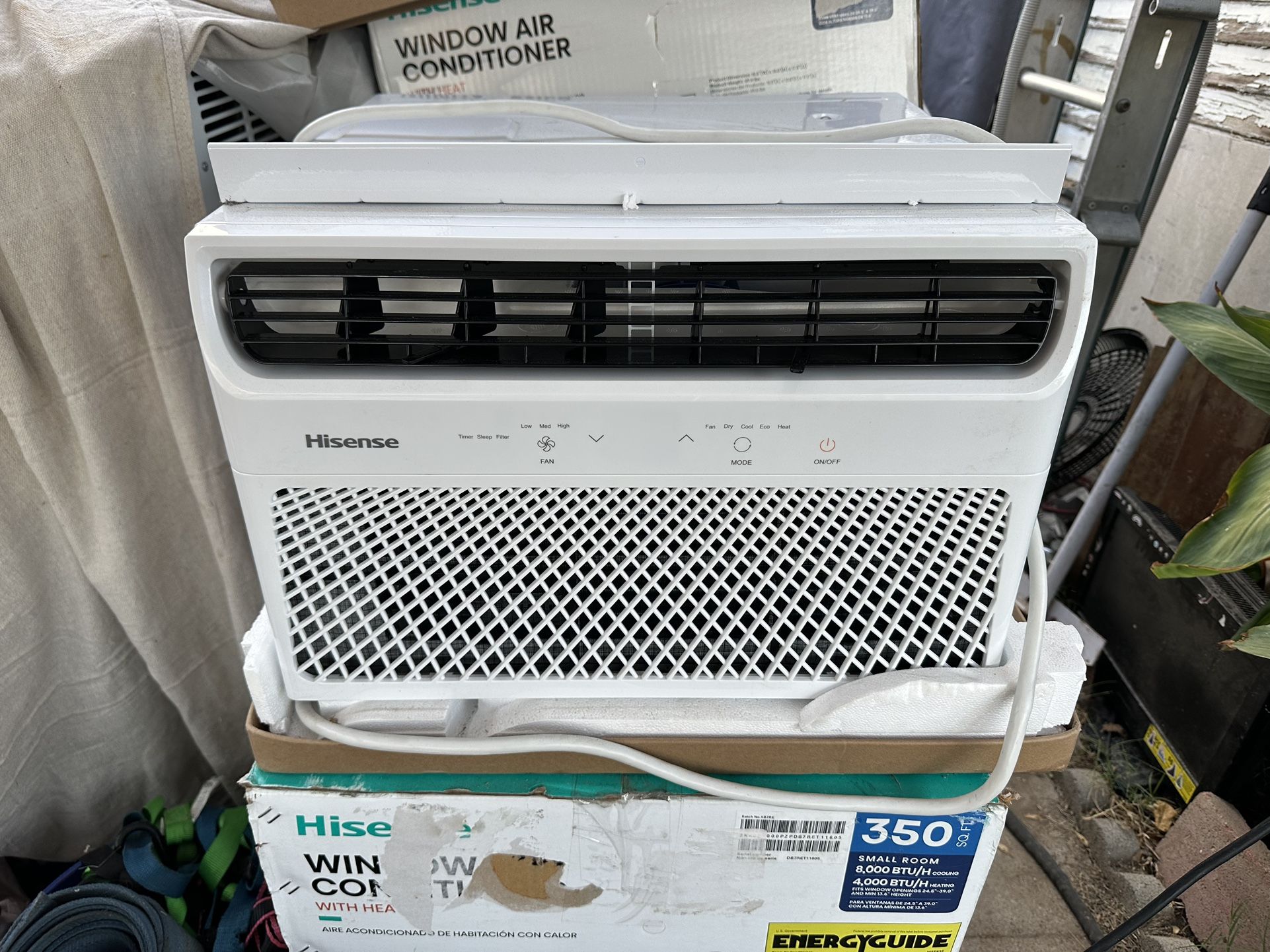🔥🔥New Hisense 8000-BTU Window AC With Heat(Retail $489)🔥