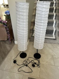 2 Pieces Cylinder Lamp  For Bedroom 
