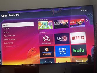 Onn Roku 65’ Tv